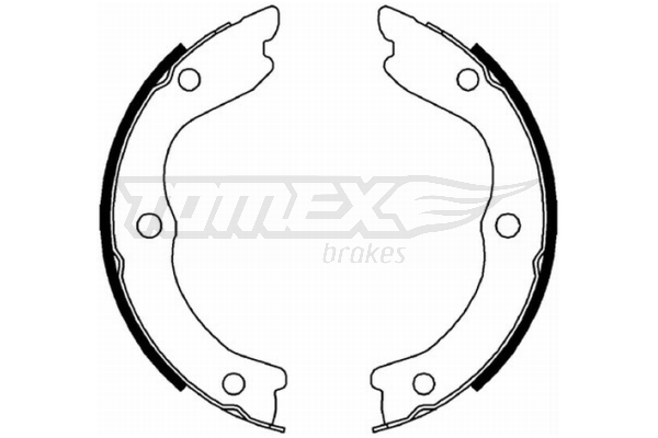 Sada brzdových čeľustí TOMEX Brakes